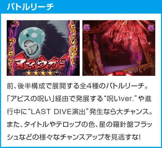 Pメイドインアビス 虹の黄金域のスペック