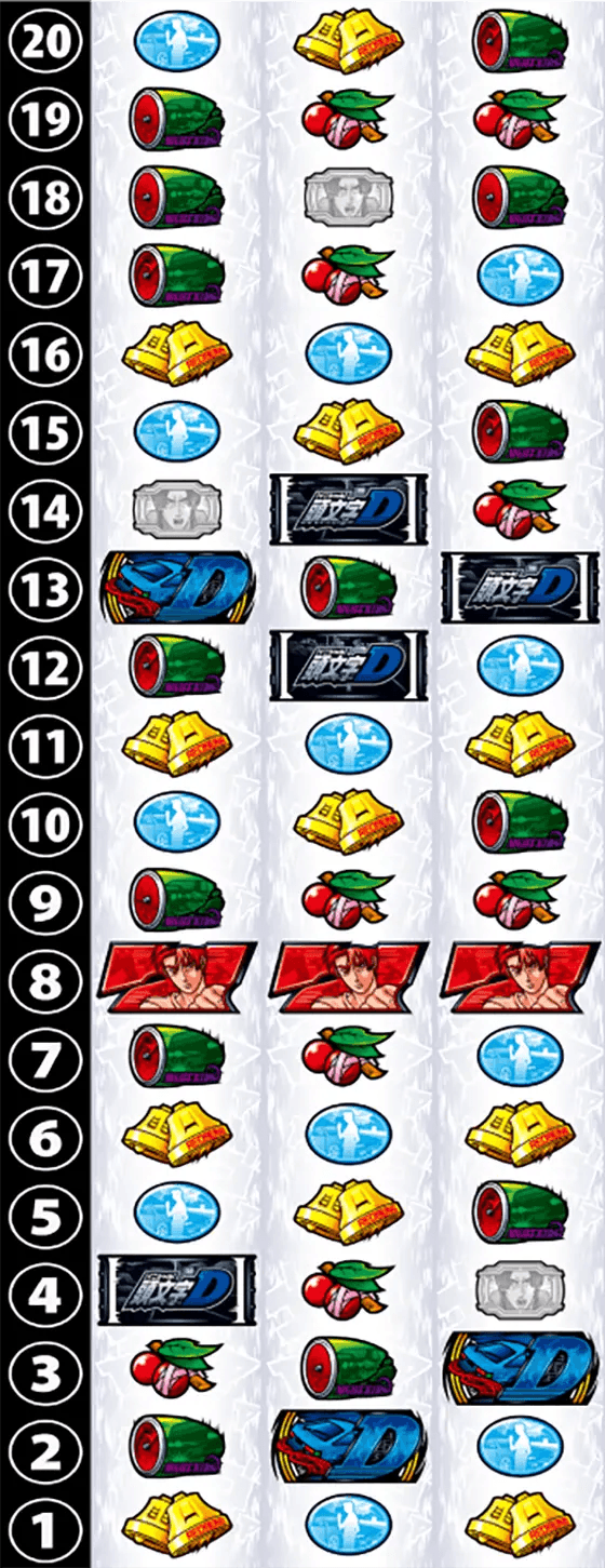 スマスロ頭文字D 2ndのリール