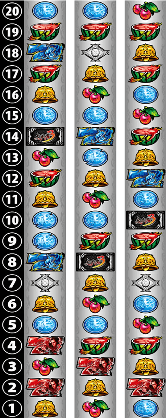 スマスロ 鬼武者3のリール