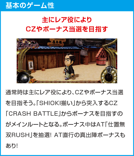 L 新・必殺仕置人 回胴 CRASH SPECのスペック