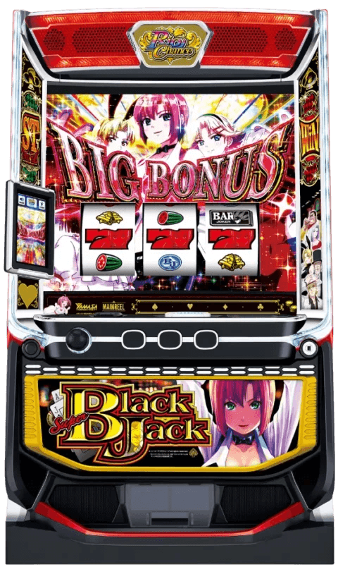 スマスロスーパーブラックジャックの筐体