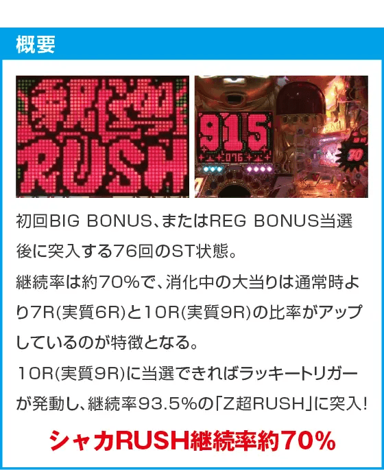 PシャカラッシュZのスペック