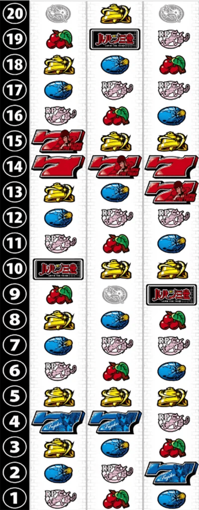 Lルパン三世 大航海者の秘宝のリール