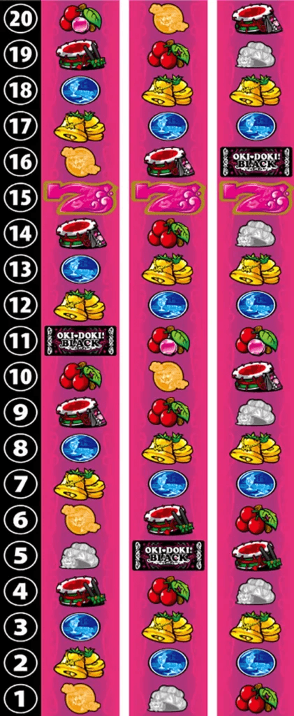 沖ドキ！ゴージャス-25Φのリール