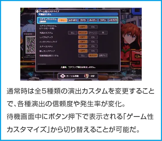 e ゴジラ対エヴァンゲリオン セカンドインパクトG 破壊神覚醒のスペック