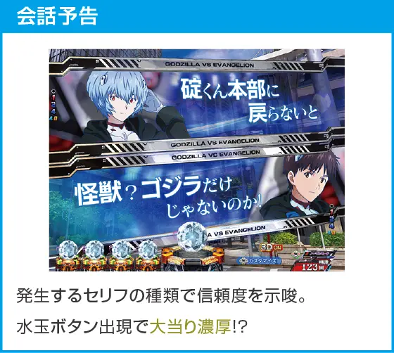 e ゴジラ対エヴァンゲリオン セカンドインパクトG 破壊神覚醒のスペック