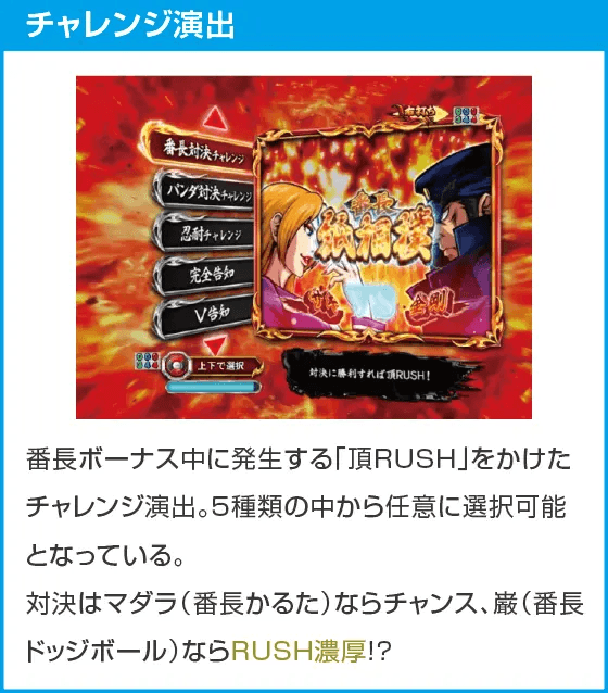 ｅぱちんこ押忍！番長 漢の頂のスペック