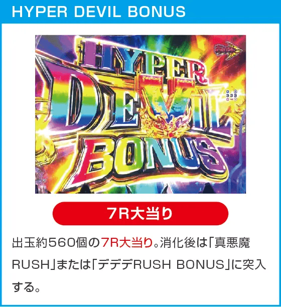 PデビルマンTHE FINALのスペック