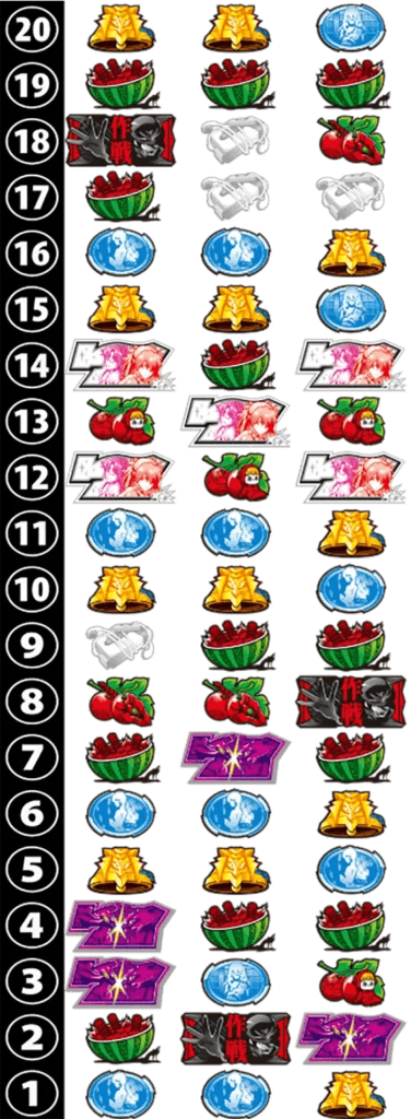 パチスロ シン・エヴァンゲリオンのリール