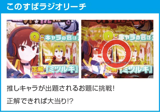 Pこの素晴らしい世界に祝福を！ ラッキートリガー129緊急クエストのスペック