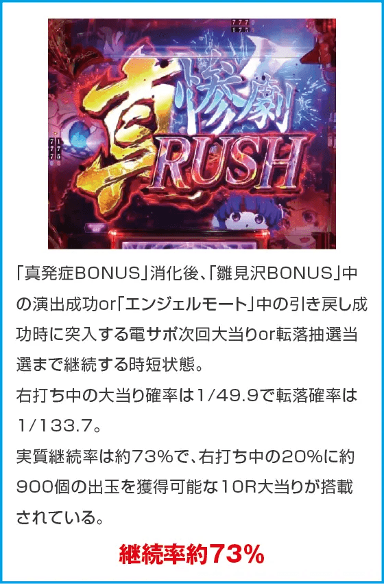 PAひぐらしのなく頃に 輪廻転生99Ver.のスペック