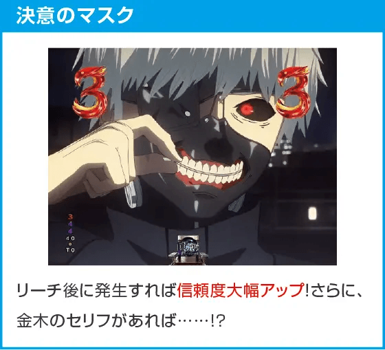 e 東京喰種のスペック