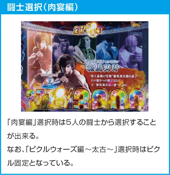 e範馬刃牙のスペック