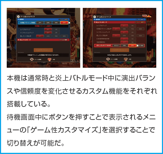 eフィーバー炎炎ノ消防隊2 シンラver.のスペック