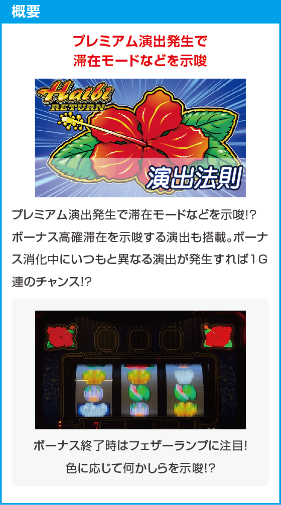 ハイビリターン-30のスペック