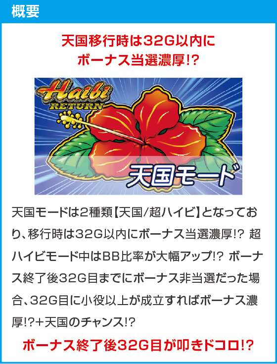 ハイビリターン-30のスペック