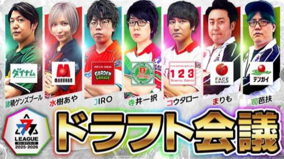 「777.LEAGUE（スリーセブンリーグ） 3rdシーズン（2025-2026）」 ドラフト会議