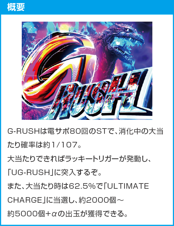 e GODZILLA7 TYPE-CRASHのスペック