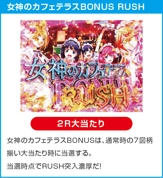 e女神のカフェテラスのスペック