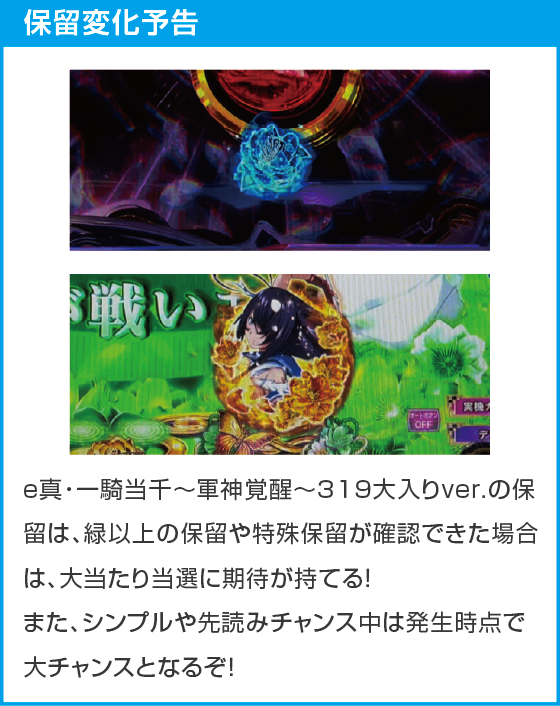 e真・一騎当千～軍神覚醒～319大入りver.のスペック