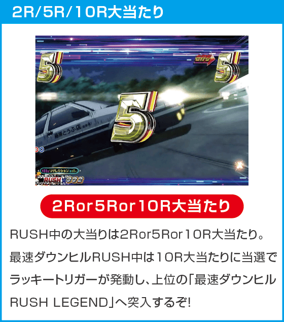 デジハネP 頭文字D せかんどのスペック