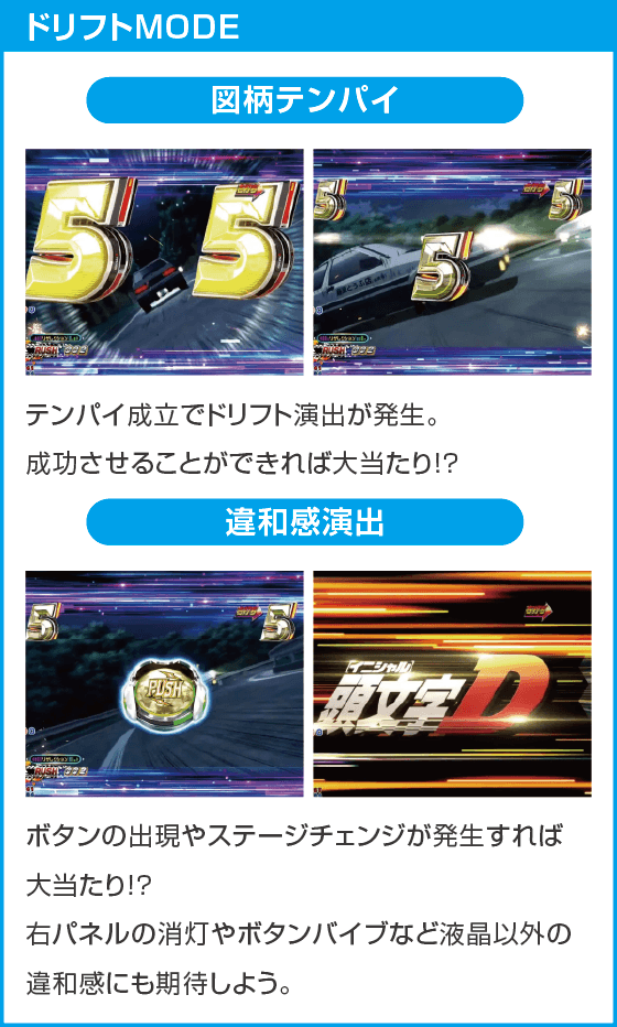 デジハネP 頭文字D せかんどのスペック