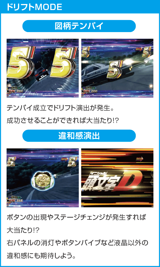 デジハネP 頭文字D せかんどのスペック