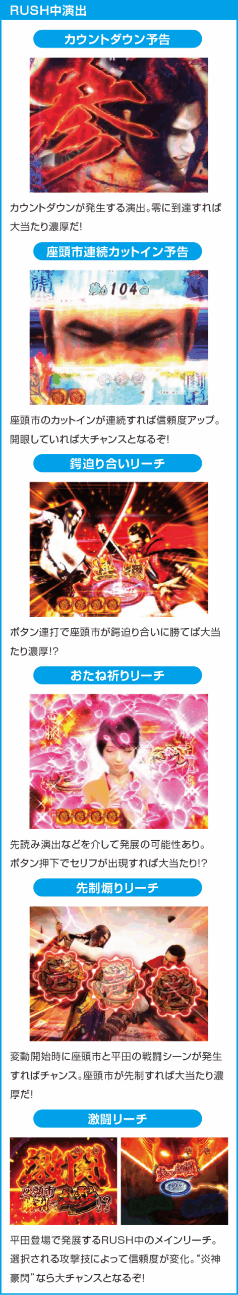 P真・座頭市物語LT99ver.のスペック