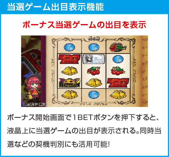 マジカルハロウィン ボーナストリガー