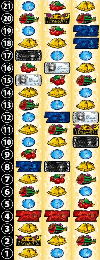 マジカルハロウィン ボーナストリガーのリール