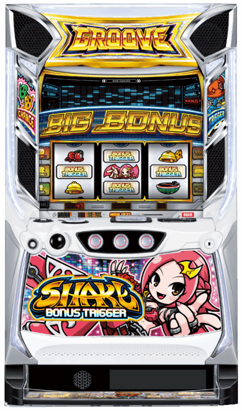 SHAKE BONUS TRIGGERの筐体