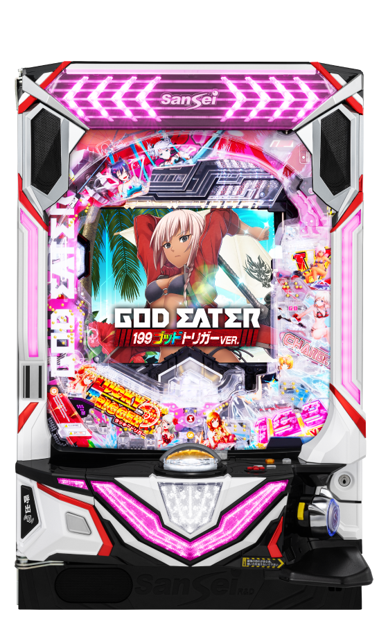 シ*ン様 【送料込】山佐 パチスロ ゴットイーター 【荒神ver】 5号機