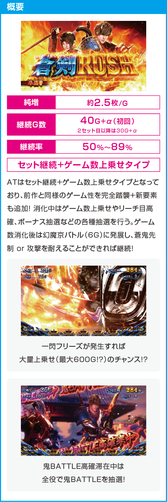 スマスロ 新鬼武者3のスペック