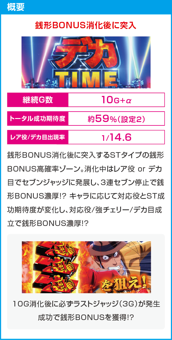 L主役は銭形5のスペック