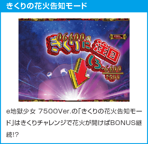 e地獄少女 7500Ver.のスペック