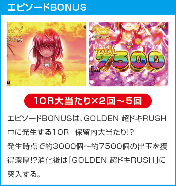 P沖ドキ!ドキドキ弾丸ツアーのスペック