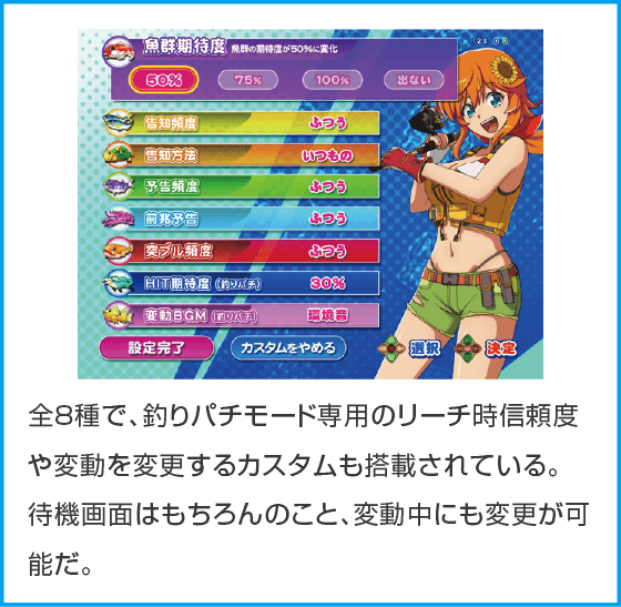 PA清流物語4 ウキウキ79ver.のスペック