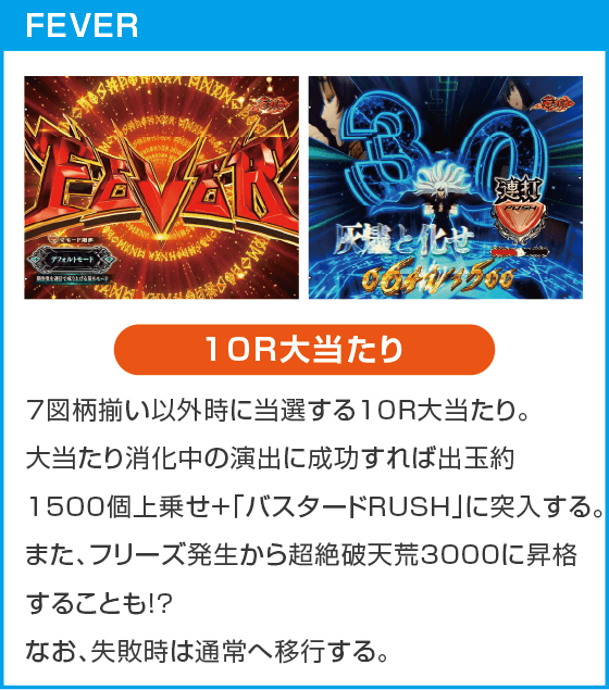 eフィーバーBASTARD!! -暗黒の破壊神-のスペック