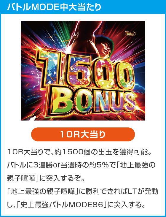 e範馬刃牙 199ver.のスペック