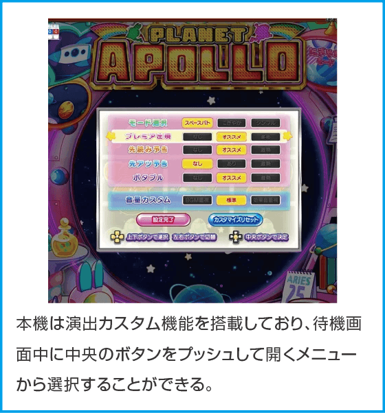eAぷらねっとアポロGOのスペック