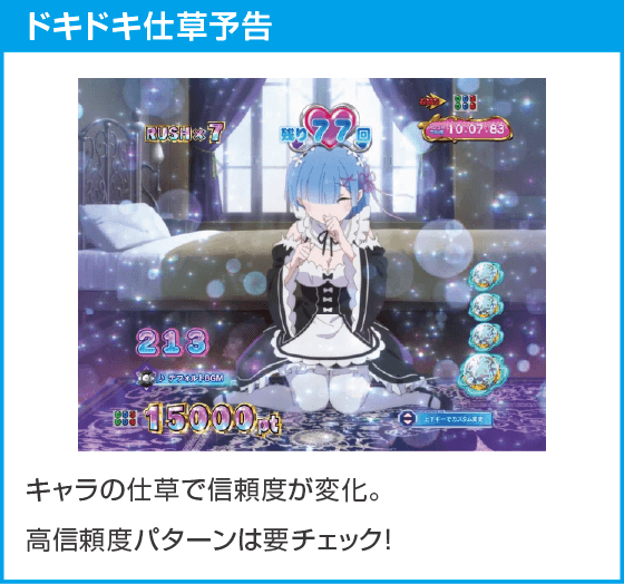 Ｐ Re:ゼロから始める異世界生活 season2 ２４９ver.のスペック