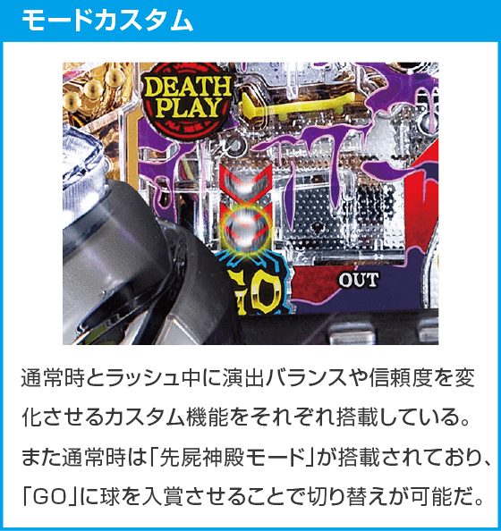 eフィーバー デッドマウント・デスプレイ 魂神9000のスペック